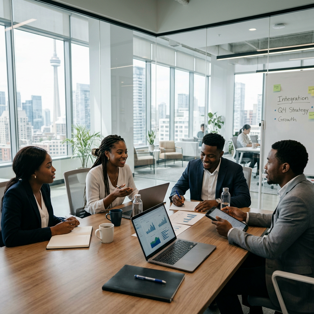 Réunion de professionnels